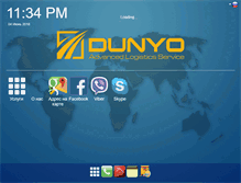 Tablet Screenshot of dunyocargo.com
